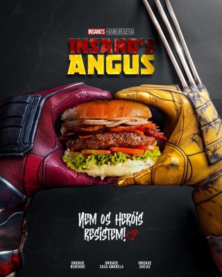 Experimente o Insano’s Angus, o hambúrguer tão insanamente delicioso que faria até o Logan e o W