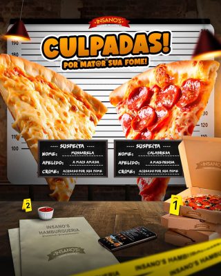 Pizza Insano’s- Culpada pelo crime de incitação à fome! 🍕🔥Provas irrefutáveis-Massa leve e cro
